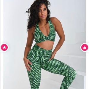 Booty by brabants neon snake leggings